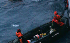 Orion rescue of Frenchman Alain Delord in the Southern Ocean