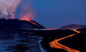 Tolbachik Volcano Eruption Continues