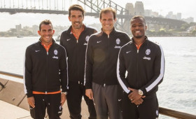 Italian Champions Juventus Touch Down in Sydney