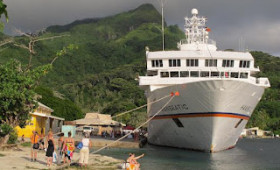 Aboard Hapag-Lloyd MS HANSEATIC in the South Seas