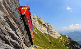 Mt Pilatus Train Climb in the Swiss Alps