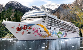 Dazzling paint schemes on cruise ships, not the latest fad.